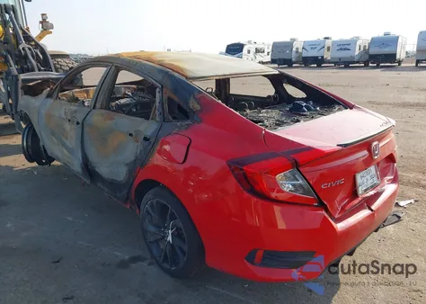 2020 Honda Civic Sport z USA, uszkodzony, nr VIN 2HGFC2E88LH515454